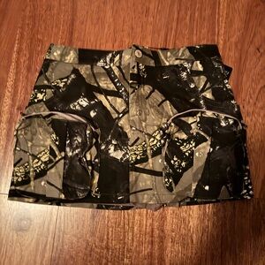 Camouflage Mini Skirt